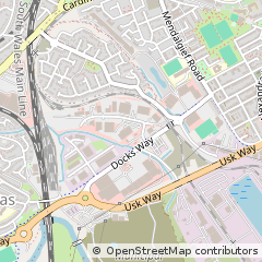 Map of Newport, Gwent
