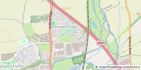 Map of Banbury, Oxfordshire