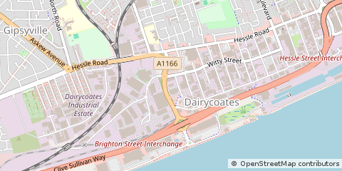 Map of Hull, East Yorkshire
