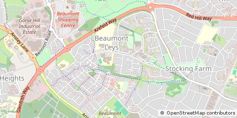 Map of Leicester