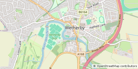 Map of West Yorkshire