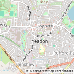 Map of Leeds, West Yorkshire
