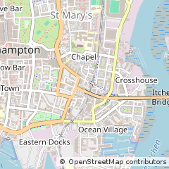 Map of Southampton