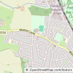 Map of Potters BAR, Hertfordshire