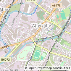 Map of Sheffield