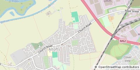 Map of Normanton, West Yorkshire