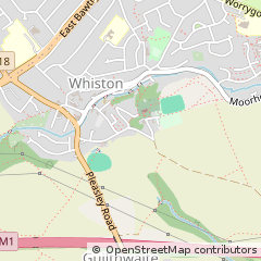 Map of Rotherham