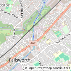 Map of Manchester