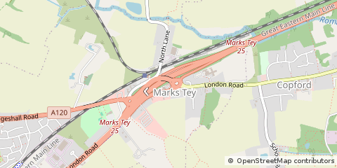 Map of Colchester
