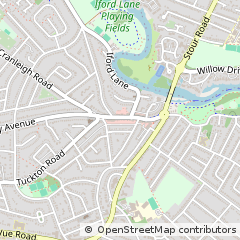 Map of Bournemouth, Dorset