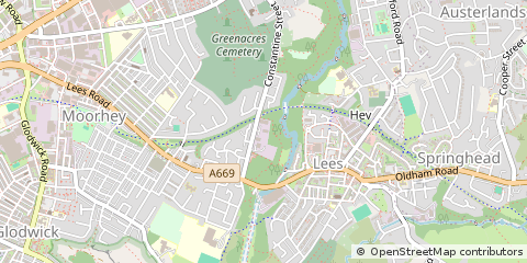 Map of Oldham