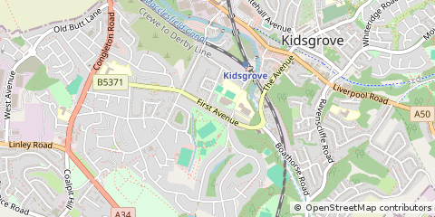 Map of Stoke-on-Trent