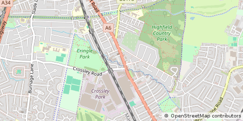 Map of Manchester
