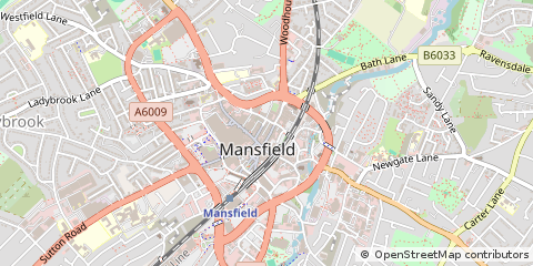 Map of Mansfield