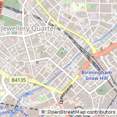 Map of Birmingham, West Midlands