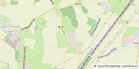 Map of Gravesend, Kent