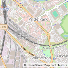 Map of Derby