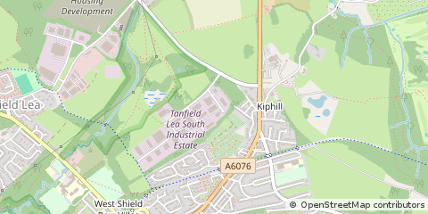 Map of Stanley, Durham