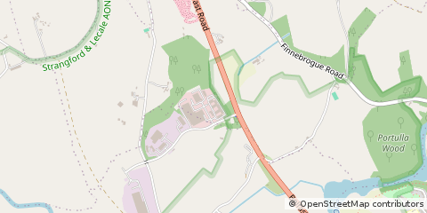 Map of Downpatrick, County Down