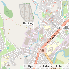 Map of Rochdale, Lancashire