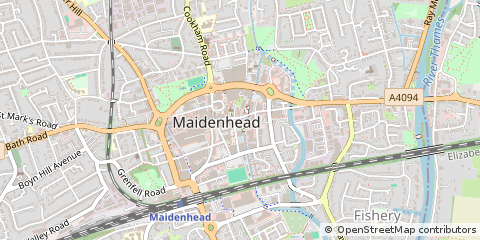 Map of Maidenhead, Berkshire