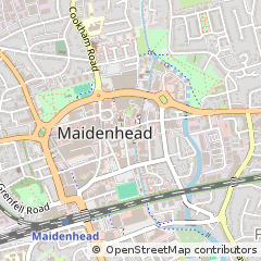 Map of Maidenhead, Berkshire