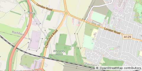 Map of Rayleigh, Essex