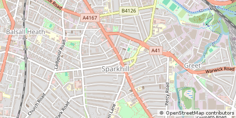 Map of Birmingham