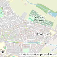 Map of Sutton Coldfield, West Midlands