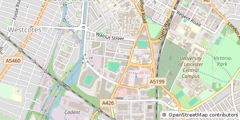 Map of Leicester
