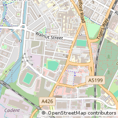 Map of Leicester