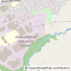 Map of Burnley, Lancashire