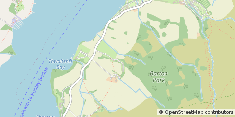 Map of Penrith, Cumbria