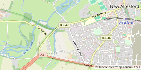 Map of Alresford