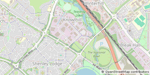 Map of Milton Keynes