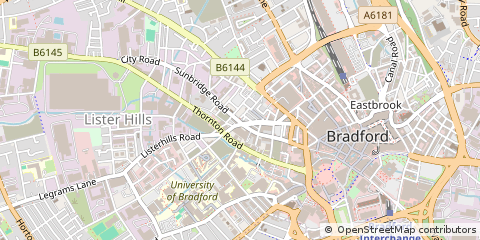 Map of Bradford