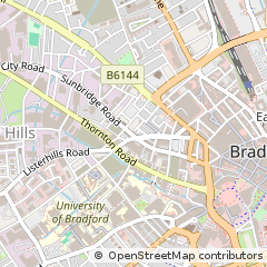Map of Bradford