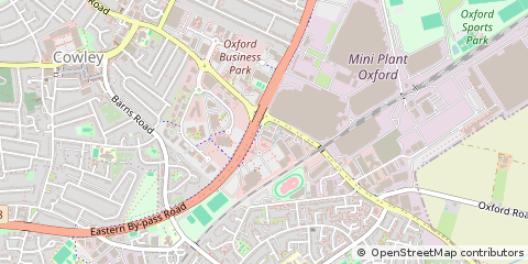 Map of Oxford, Oxfordshire