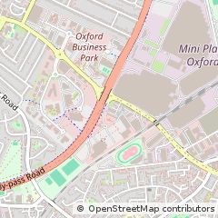 Map of Oxford, Oxfordshire