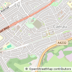 Map of Cardiff