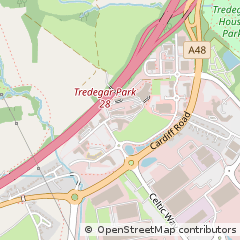 Map of Newport, Gwent