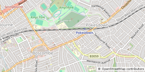 Map of Bournemouth