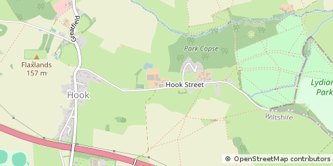 Map of Swindon, Wiltshire