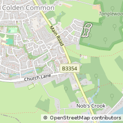 Map of Winchester, Hampshire