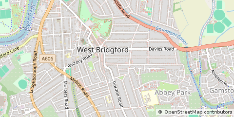 Map of Nottingham