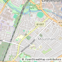 Map of Chelmsford, Essex
