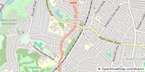 Map of Birmingham