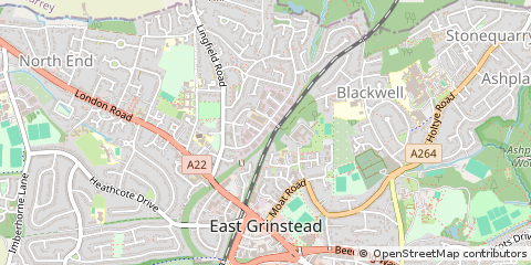 Map of W. Sussex