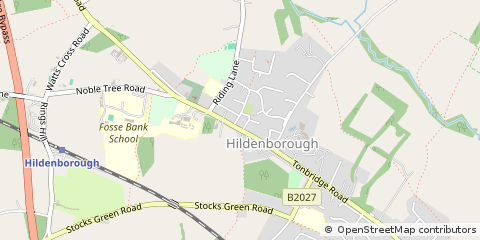 Map of Tonbridge