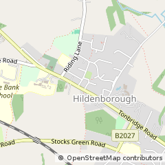 Map of Tonbridge